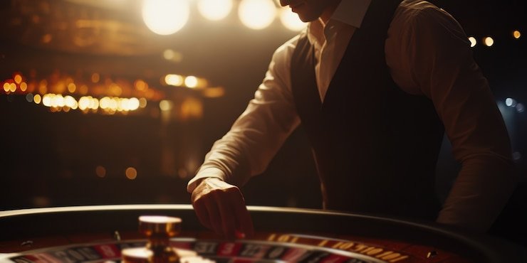 Pengguna membaca ketentuan melalui ponsel